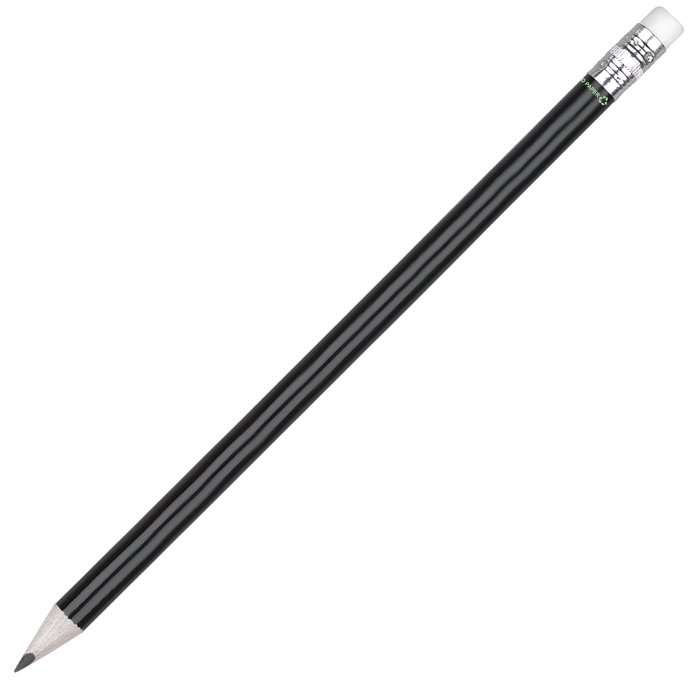 Recycled Paper Pencil with White Eraser