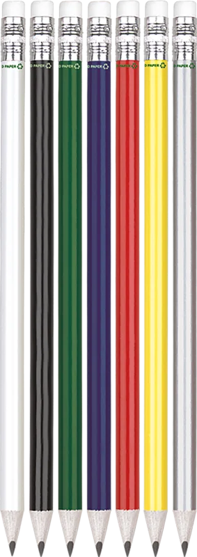 Recycled Paper Pencil with White Eraser
