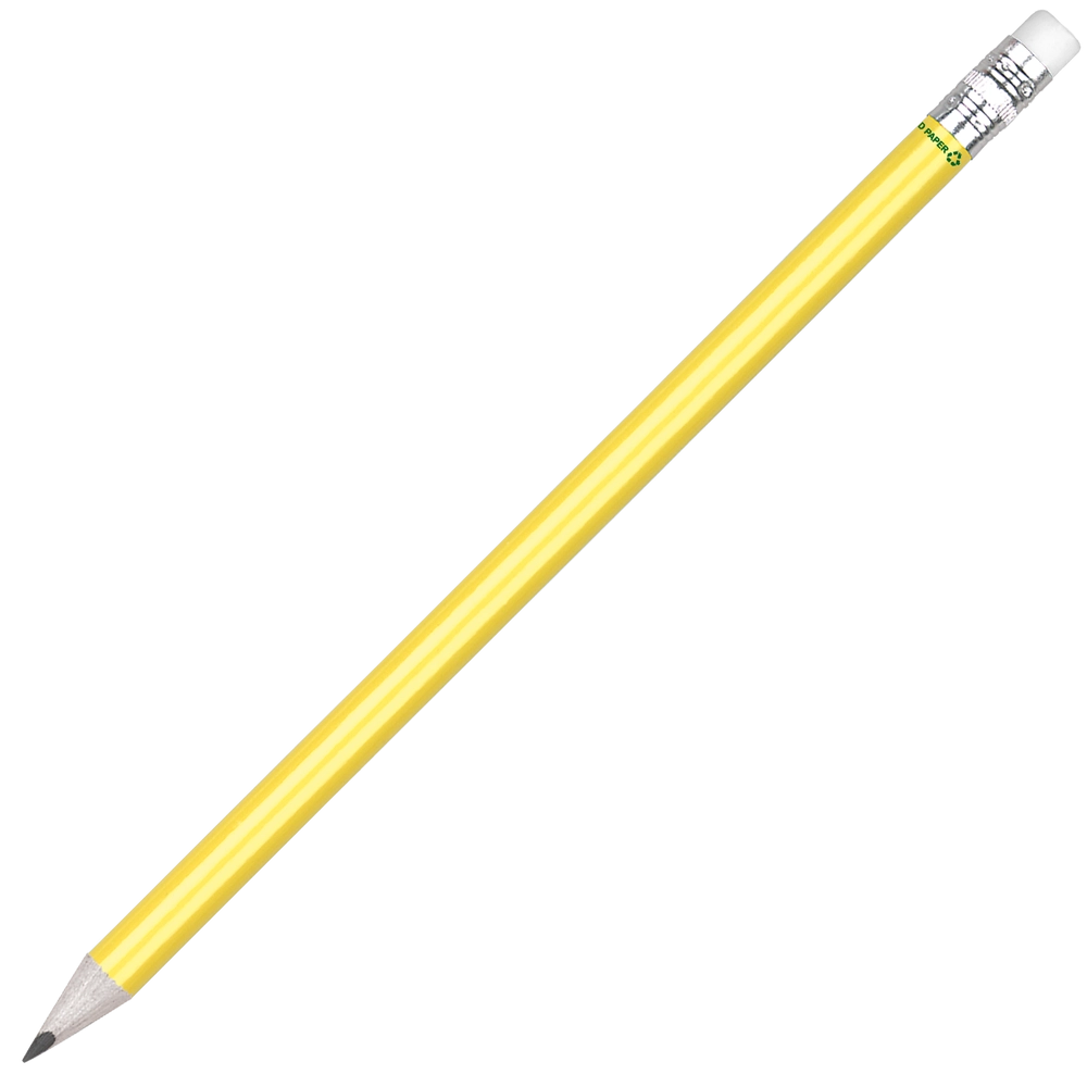 Recycled Paper Pencil with White Eraser