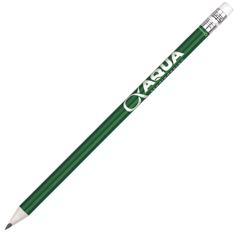 Recycled Paper Pencil with White Eraser