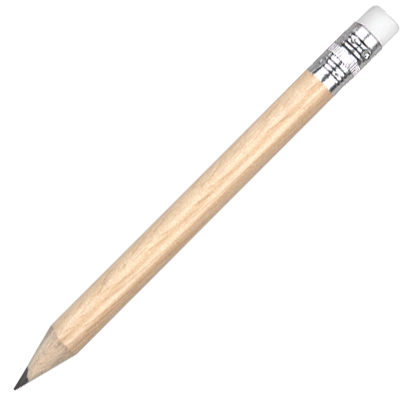 Mini Wooden Pencil with Eraser