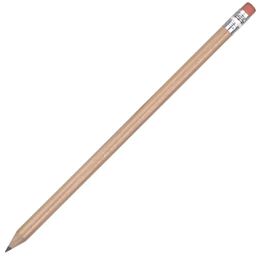FSC Wooden Pencil with Pink Eraser