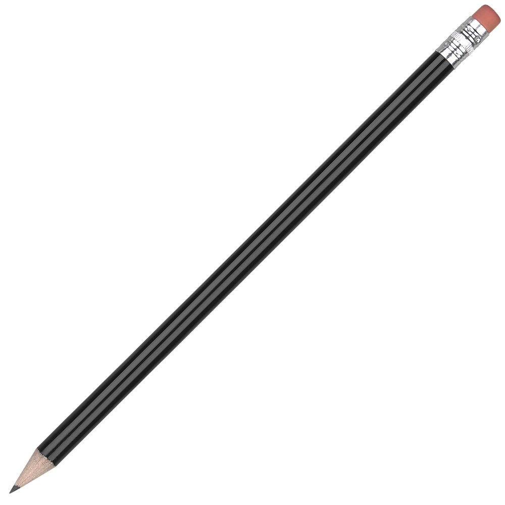 Standard Wooden Pencil with Pink Eraser