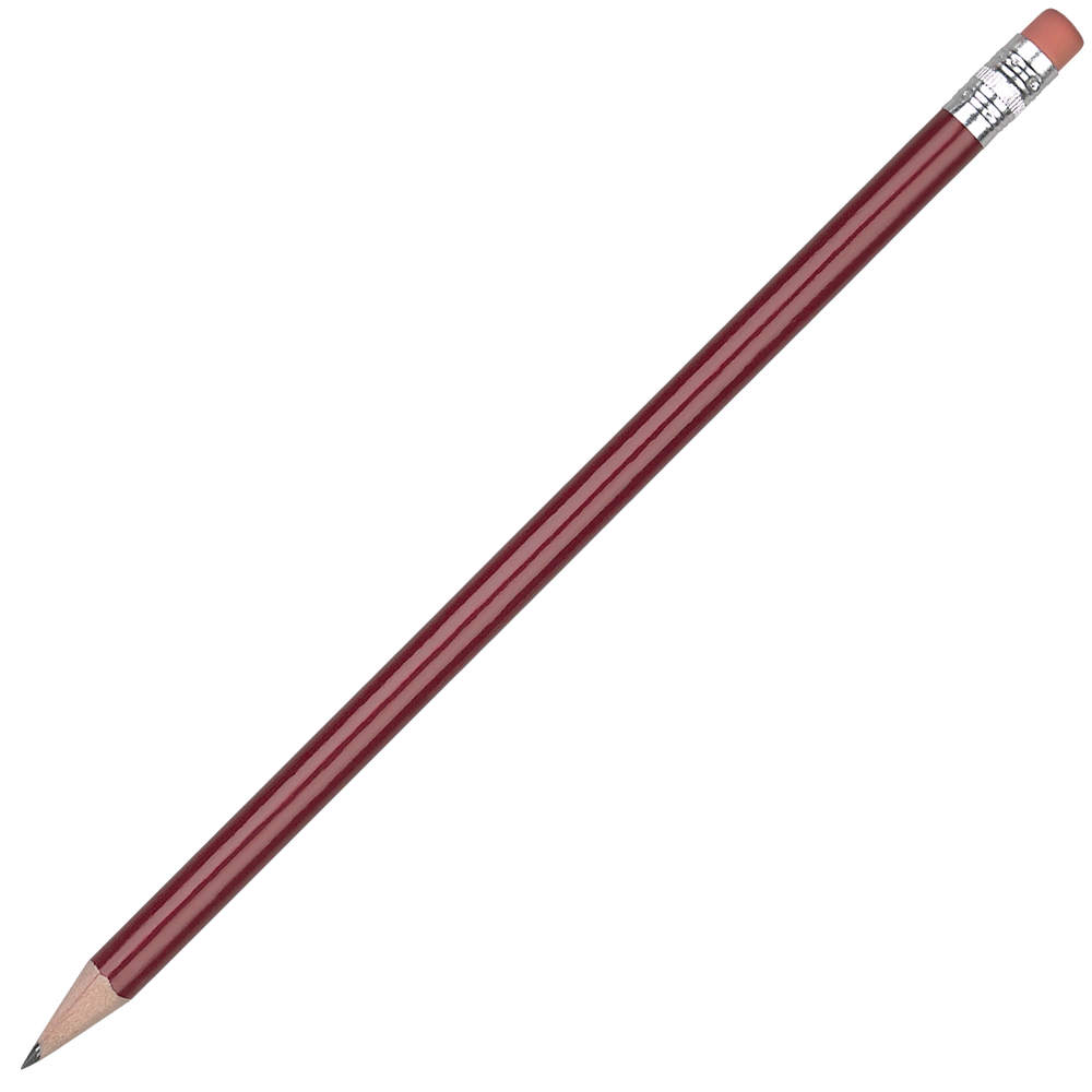 Standard Wooden Pencil with Pink Eraser
