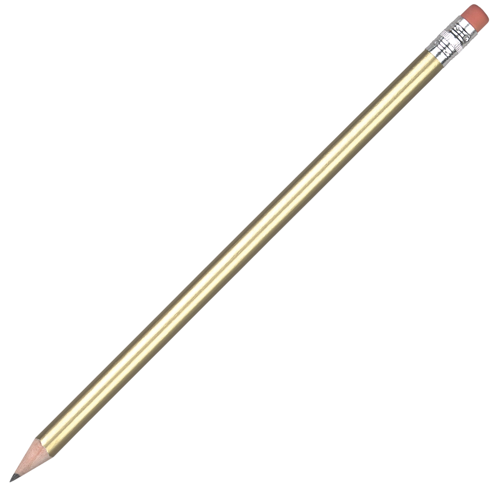 Standard Wooden Pencil with Pink Eraser