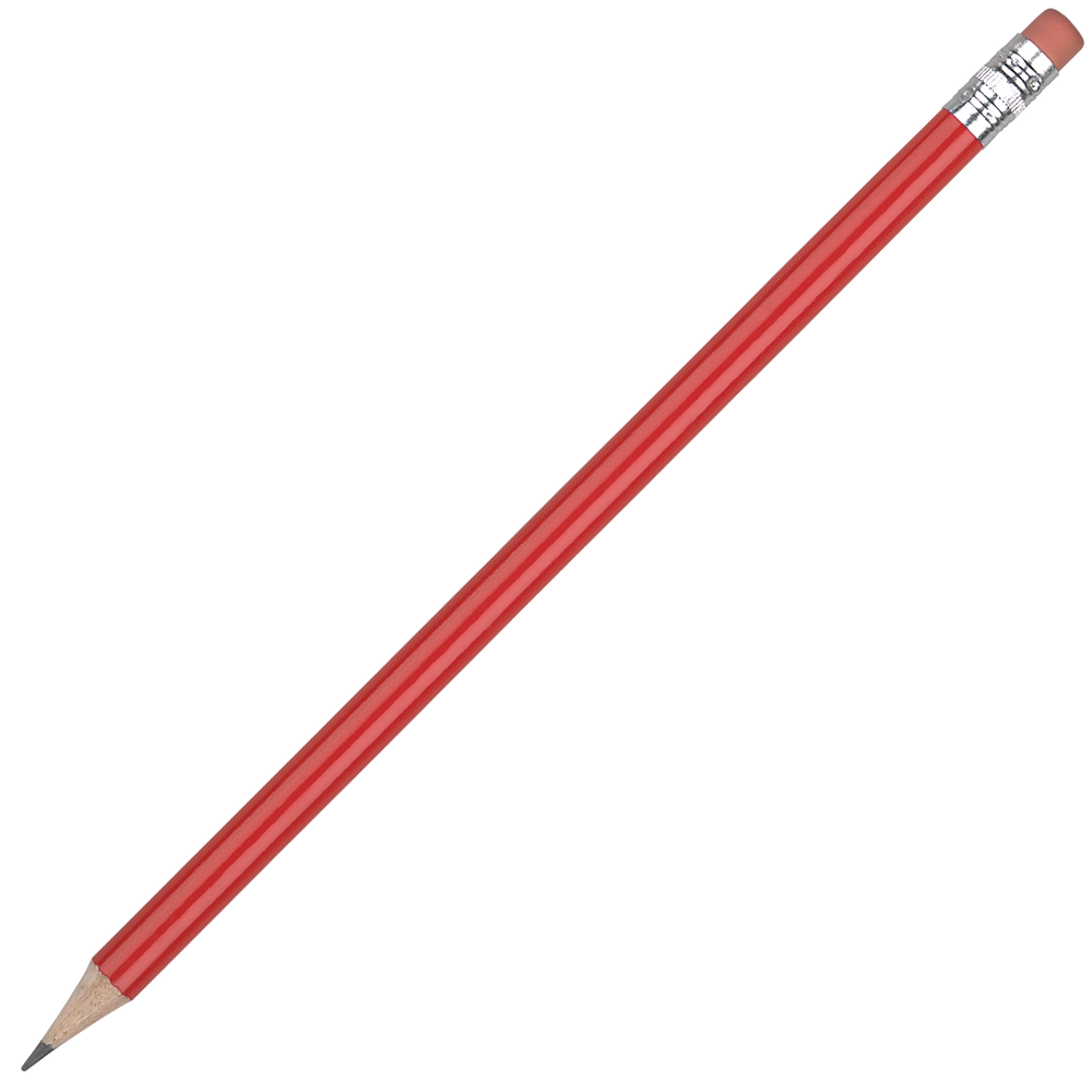Standard Wooden Pencil with Pink Eraser