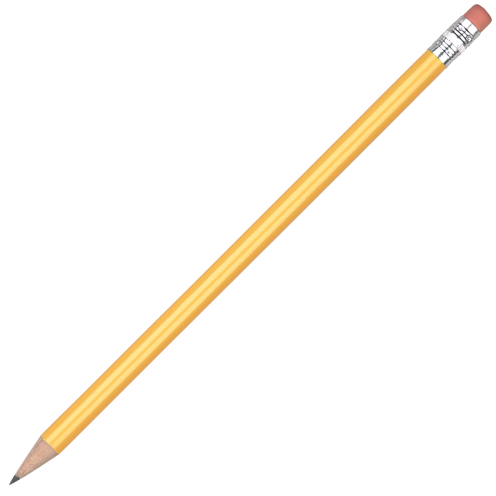Standard Wooden Pencil with Pink Eraser
