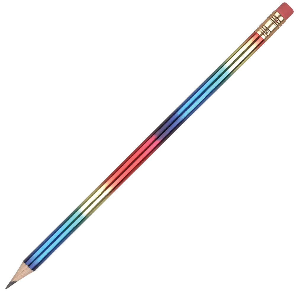 Wooden Rainbow Pencil - Sharpened