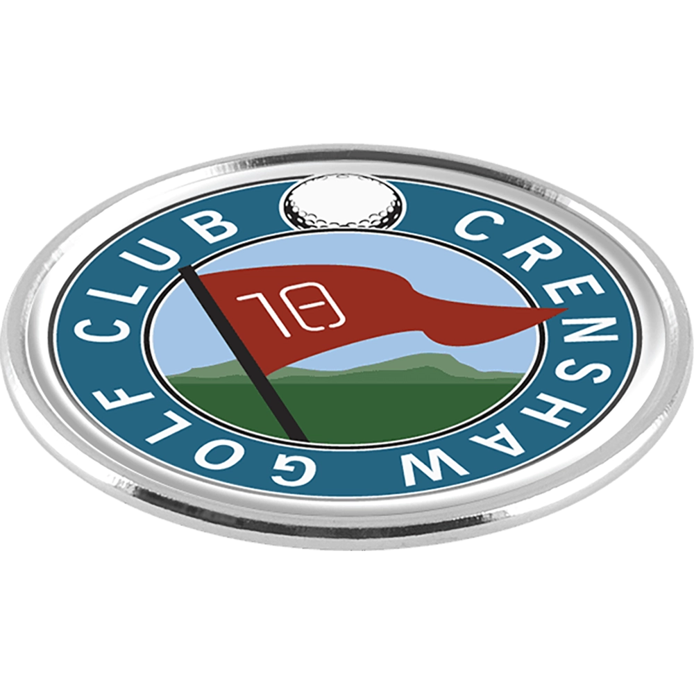Metal Golf Markers in Chrome