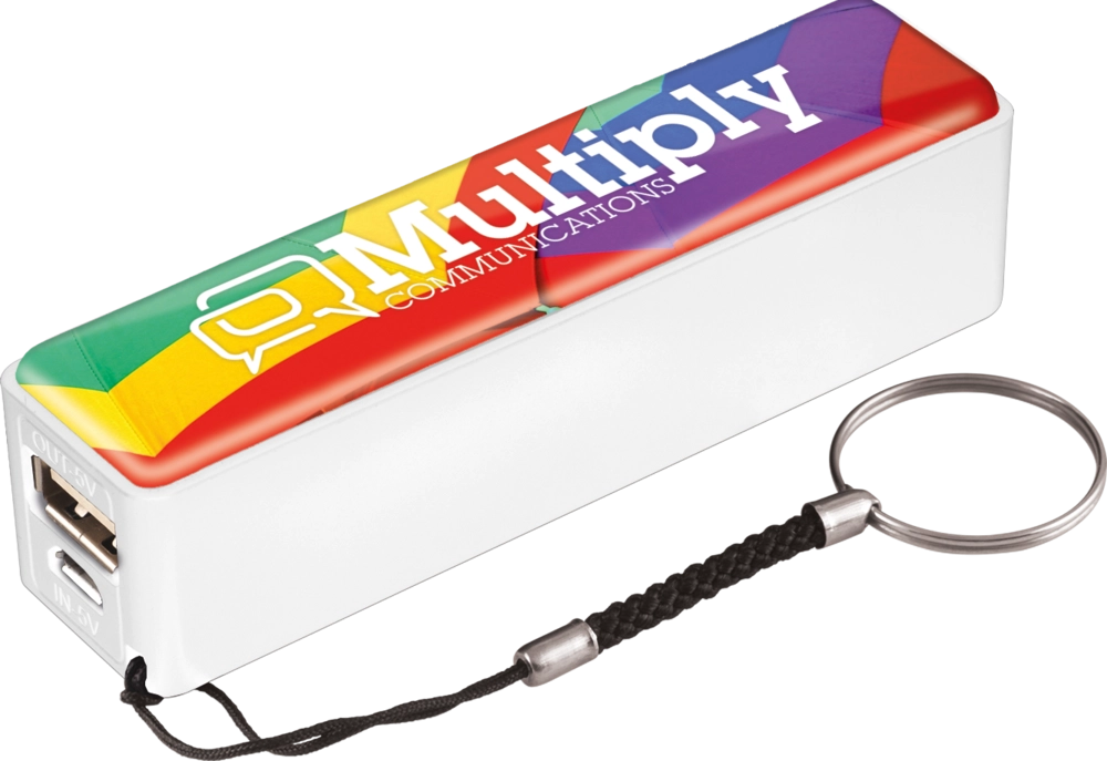 Evo 2200 Power Bank Charger with Key Ring Chain