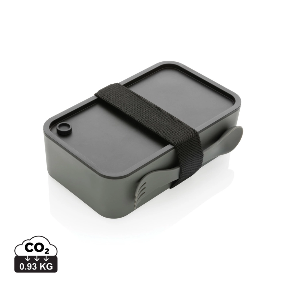 PP lunch box with spork