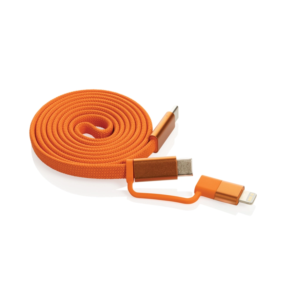 Arc RCS recycled Ultra-thin 60W 2 in 1 magnetic cable