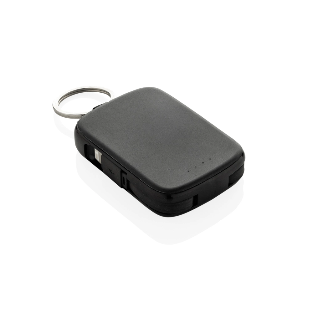 Nexo RCS keychain 2000 mah powerbank with integrated cables