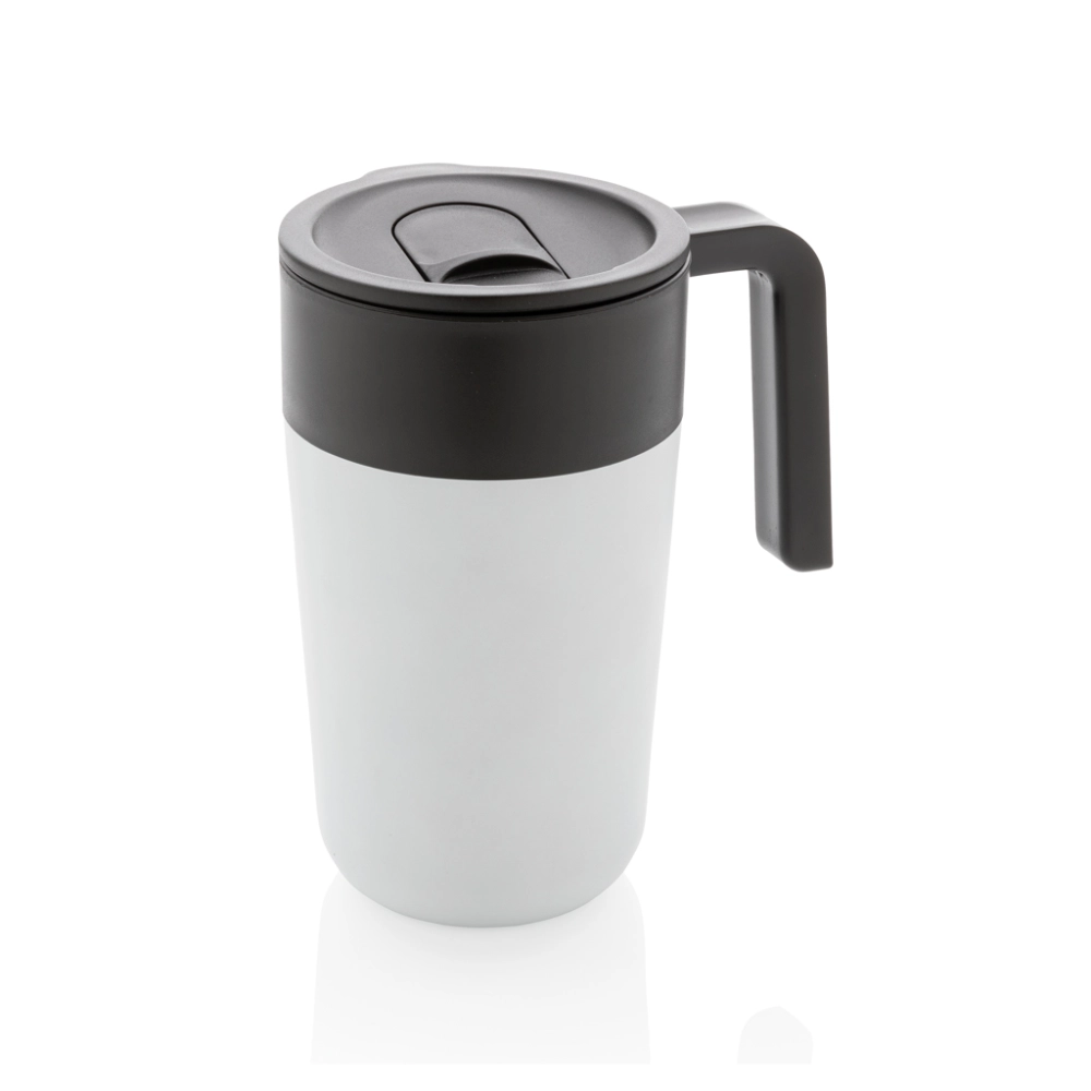GRS Recycled PP and SS mug with handle