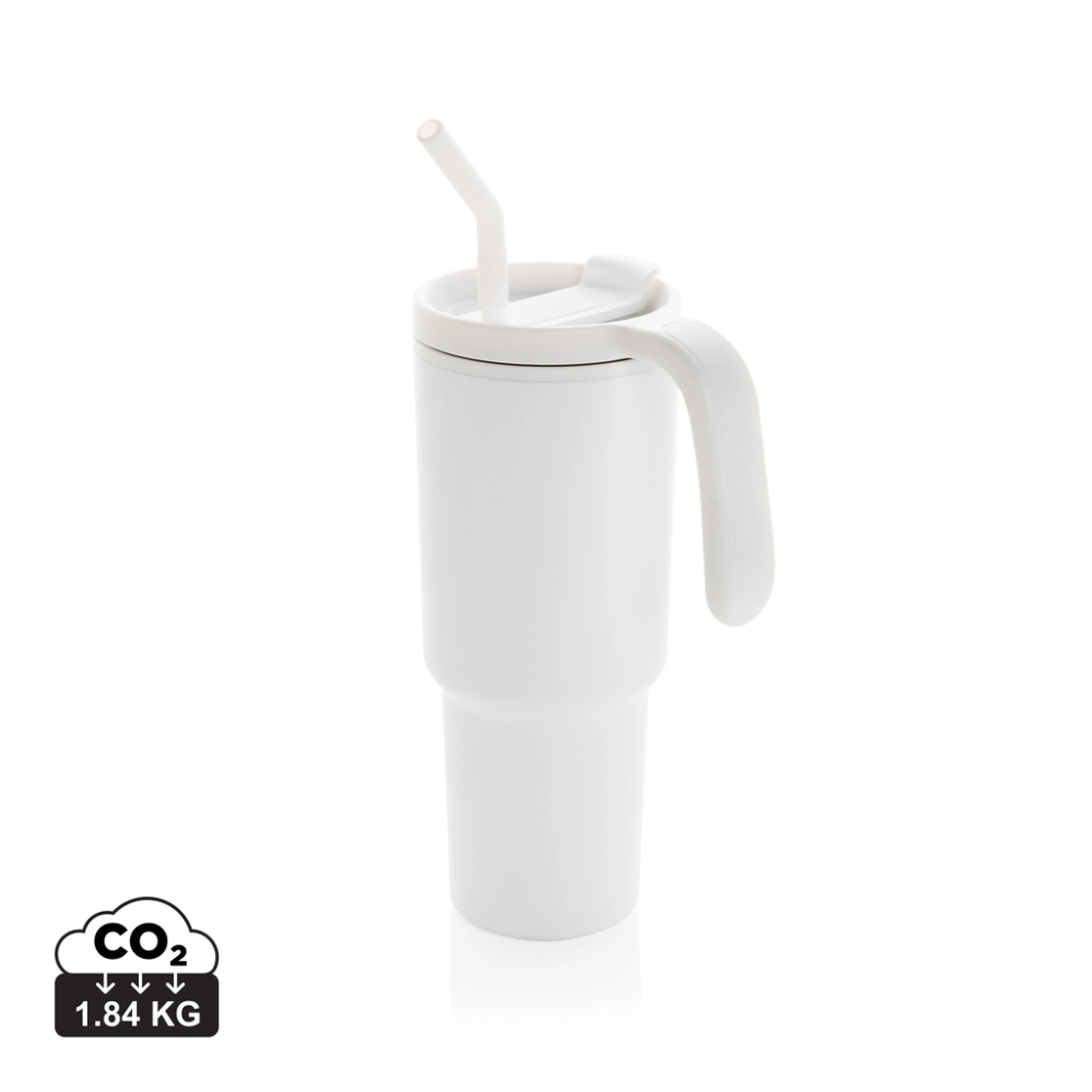 Graphic 360 RCS certified recycled steel tumbler 900ml