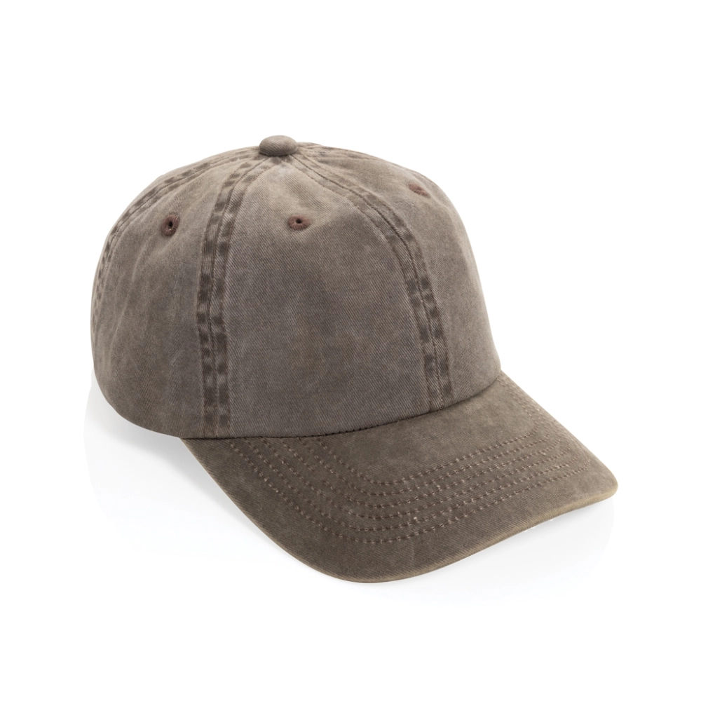 BEAU AWARE™ Washed 6 panel 270gsm cotton twill cap