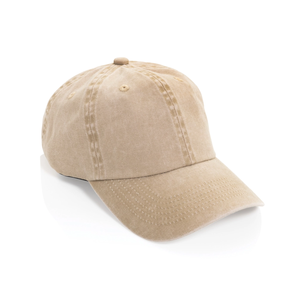 BEAU AWARE™ Washed 6 panel 270gsm cotton twill cap