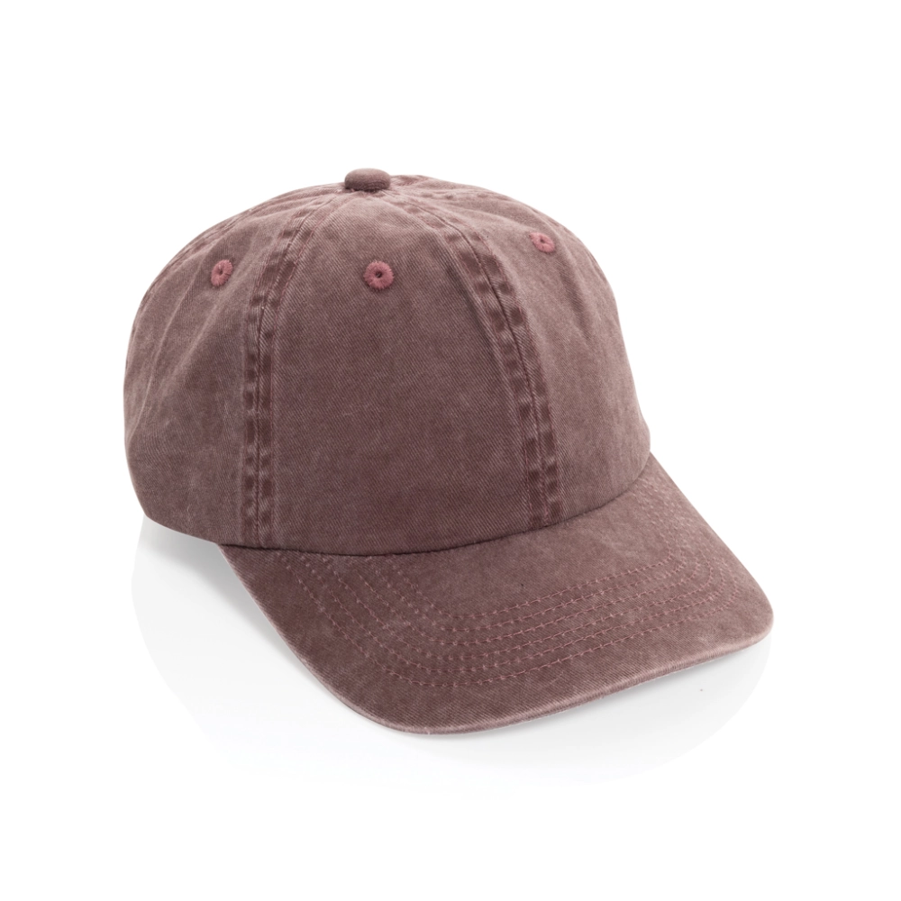 BEAU AWARE™ Washed 6 panel 270gsm cotton twill cap