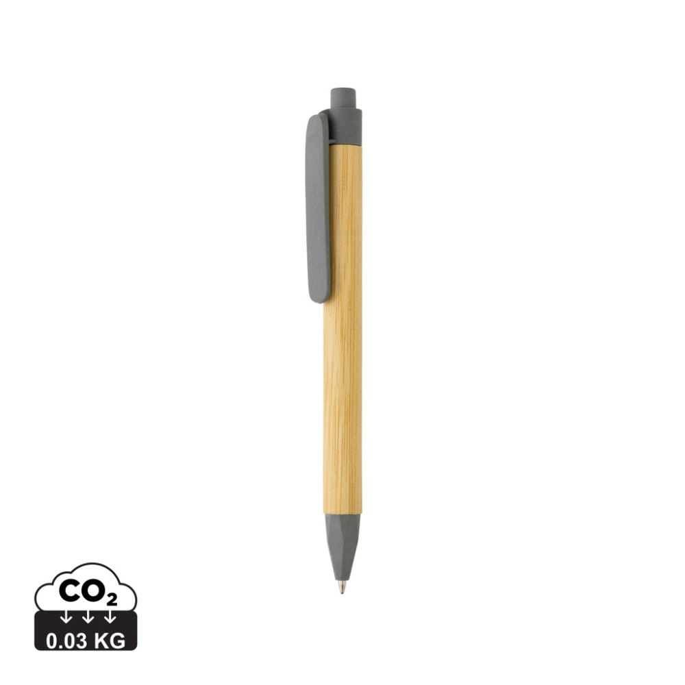 Write responsible recycled paper barrel pen