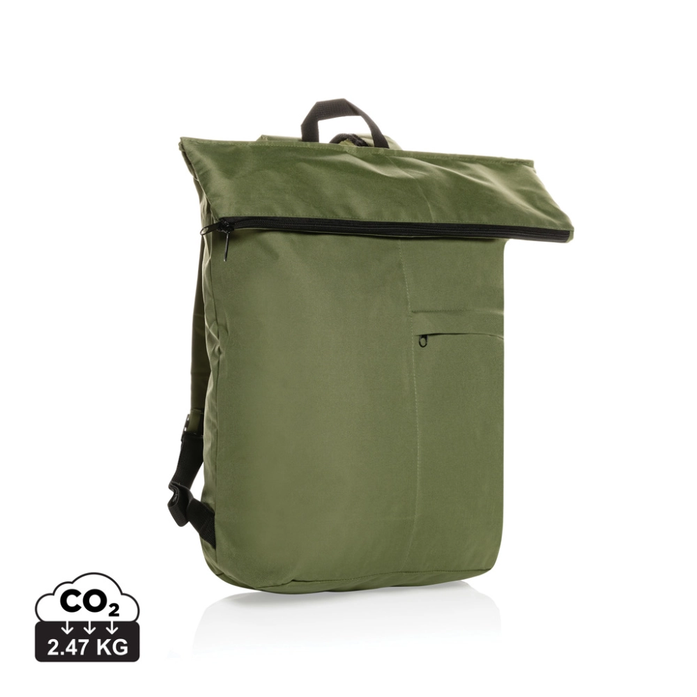 Dillon AWARE™ RPET lightweight foldable backpack