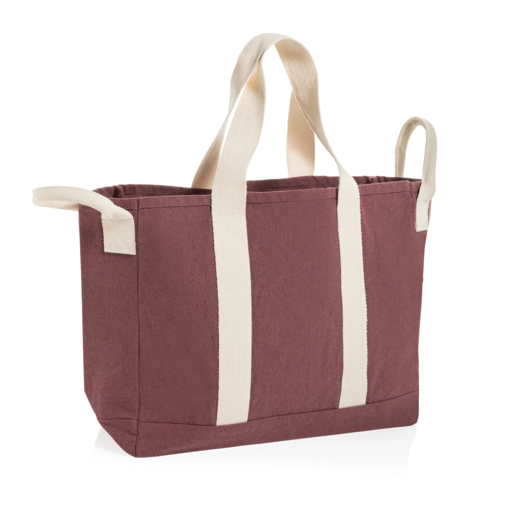 BEAU AWARE™ Beach bag 400gsm recycled canvas, with side hand