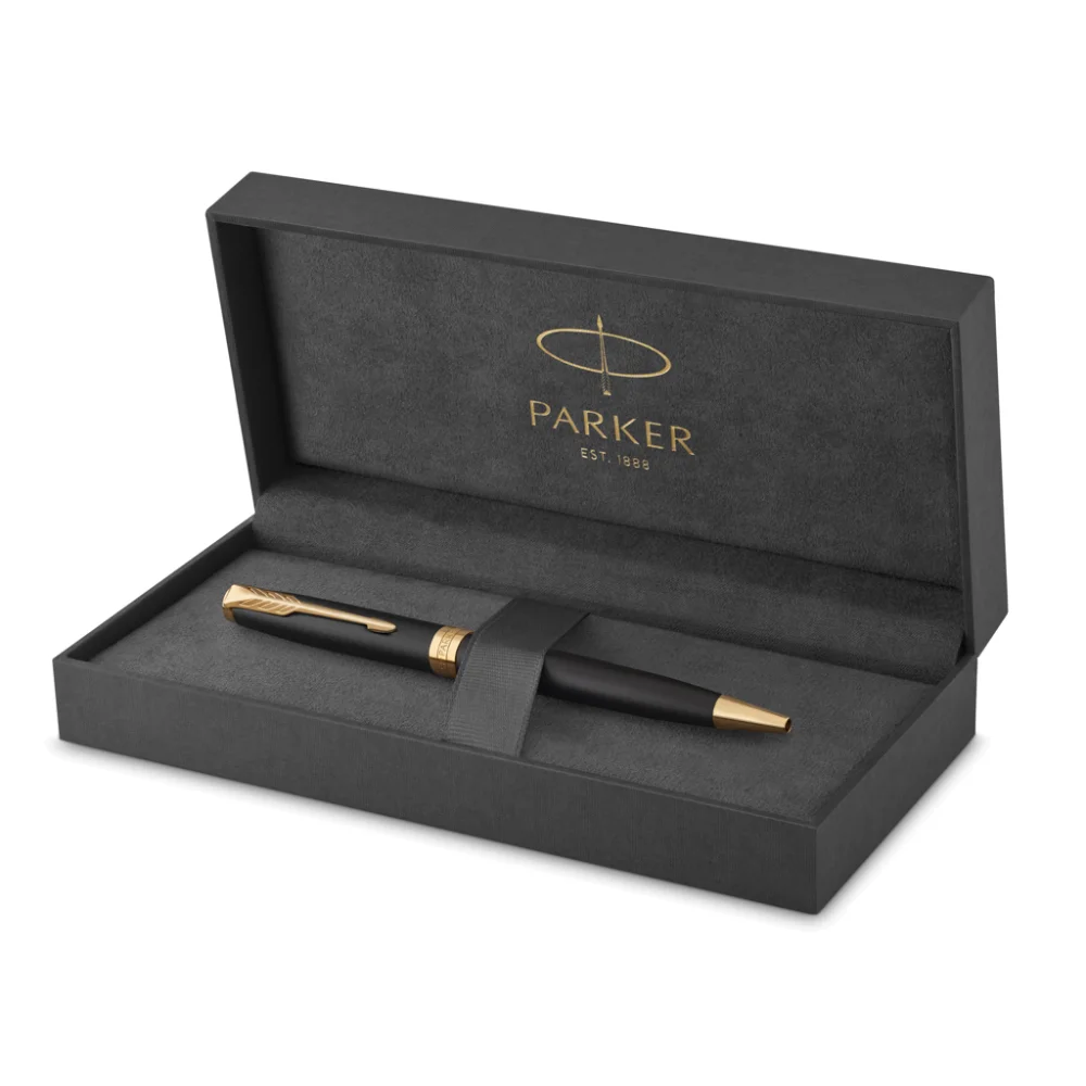 Parker SONNET Ballpoint Pen, Matte Black with Palladium Trim