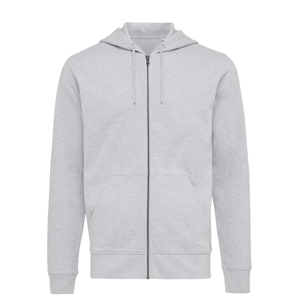 IQONIQ Abisko recycled cotton zip through hoodie