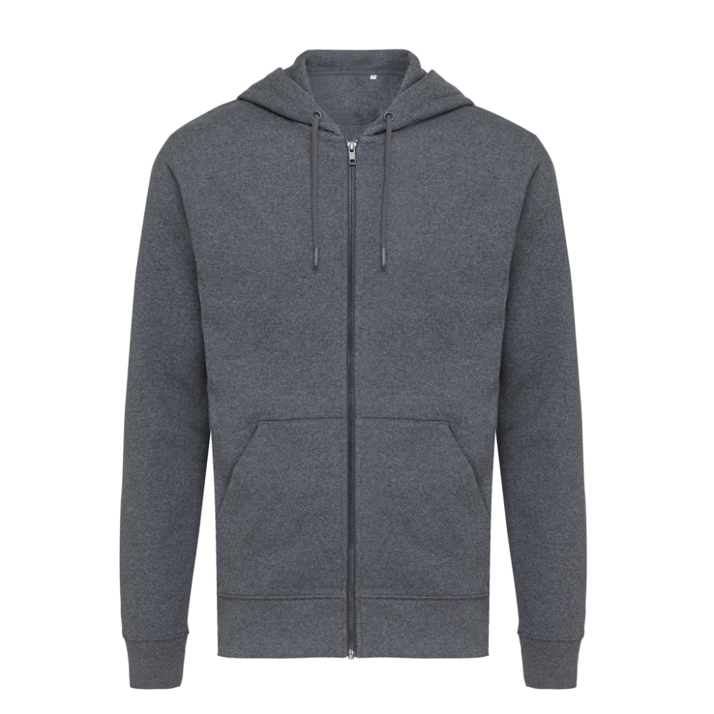 IQONIQ Abisko recycled cotton zip through hoodie