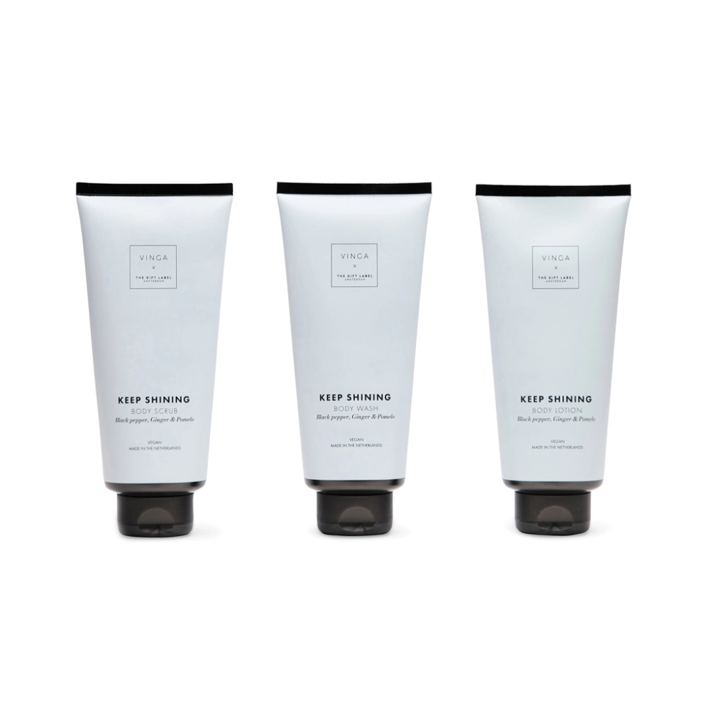 VINGA x TGL body care gift set