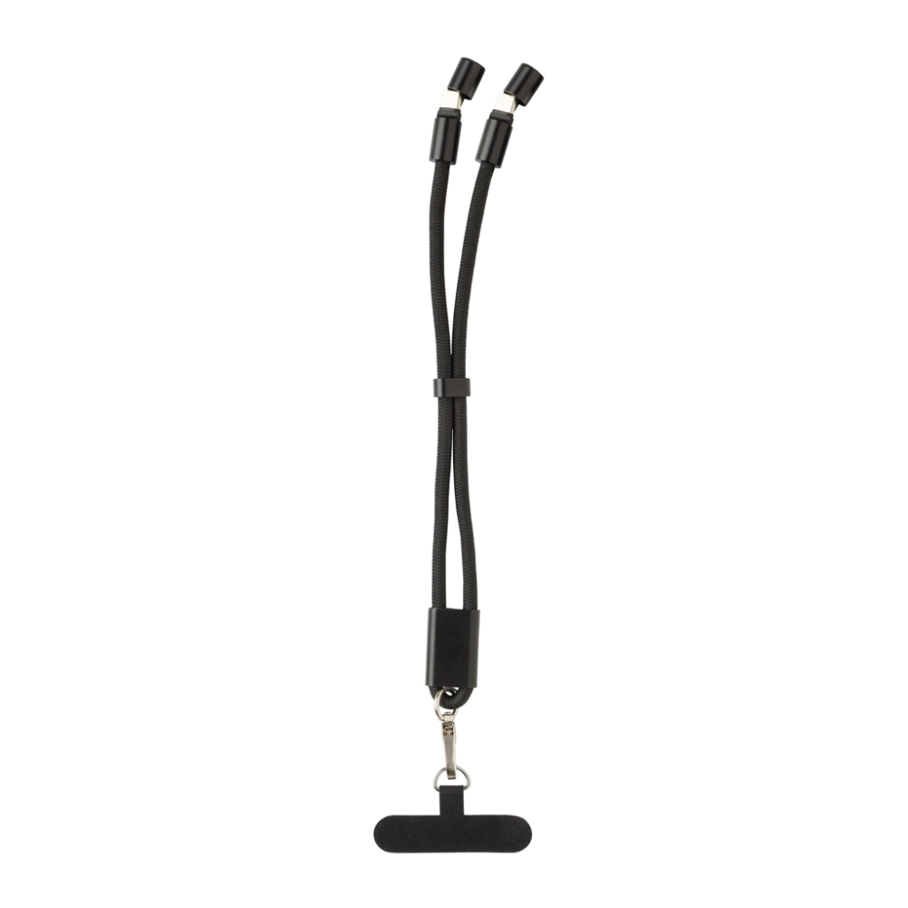LoopAmp RCS RPET adjustable phone wrist strap 60W cable