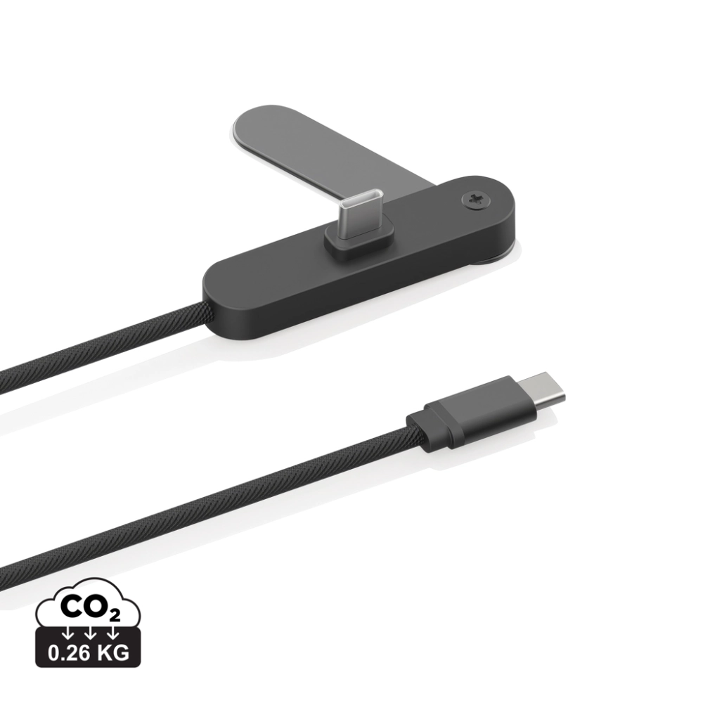 Aluvia RCS 65W PD Cable with adjustable phone stand