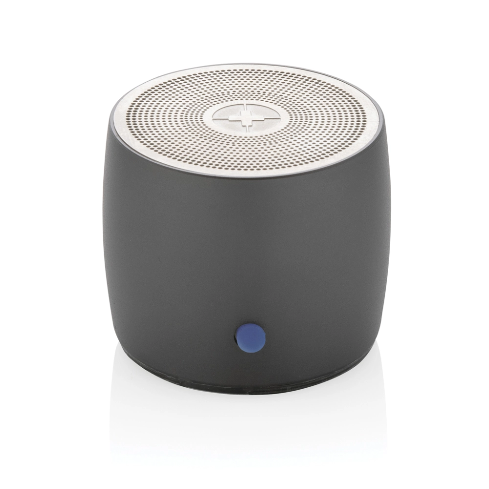 Swiss Peak RCS recycled aluminium 3W bass speaker