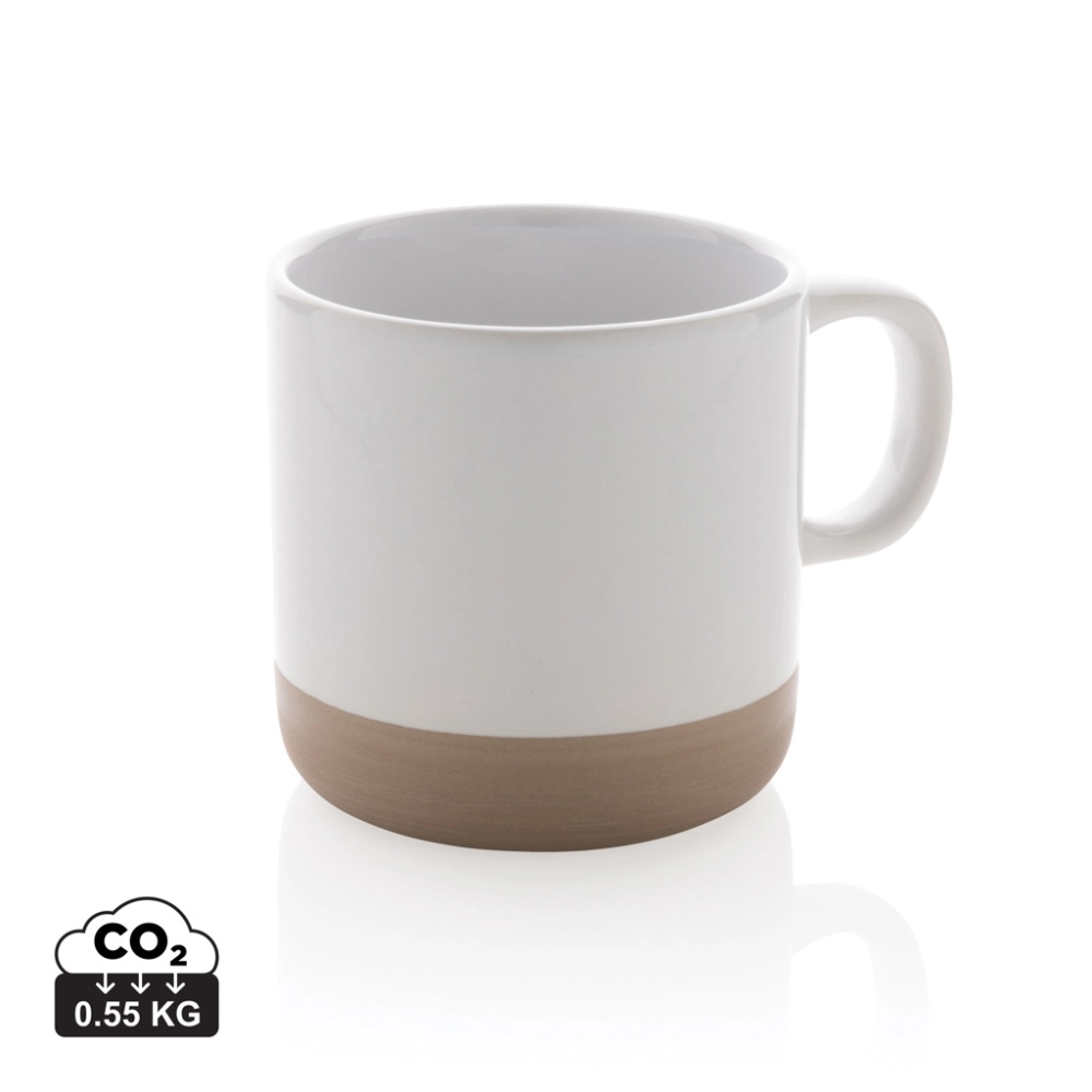 Glazed ceramic mug 300ml