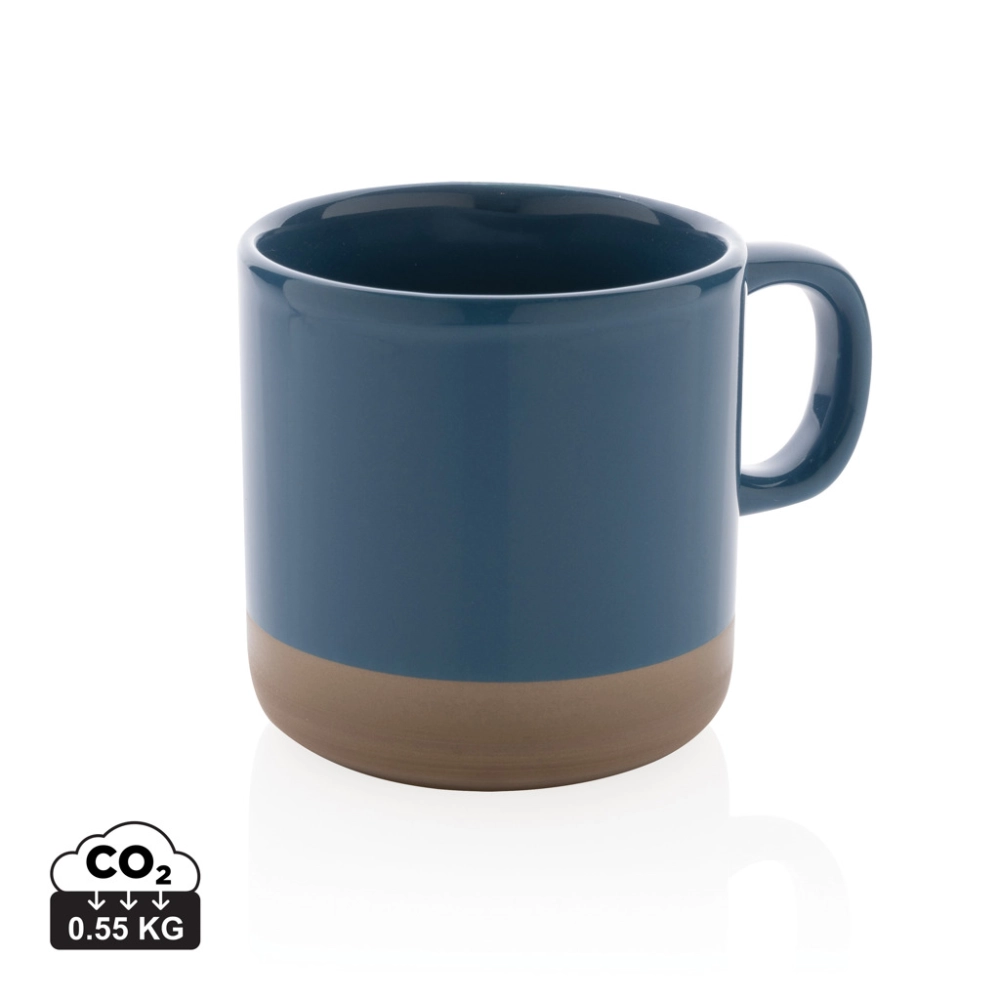 Glazed ceramic mug 300ml
