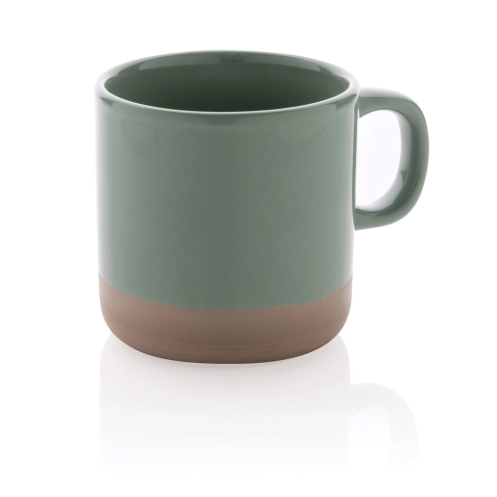 Glazed ceramic mug 300ml