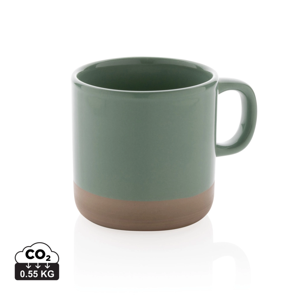 Glazed ceramic mug 300ml