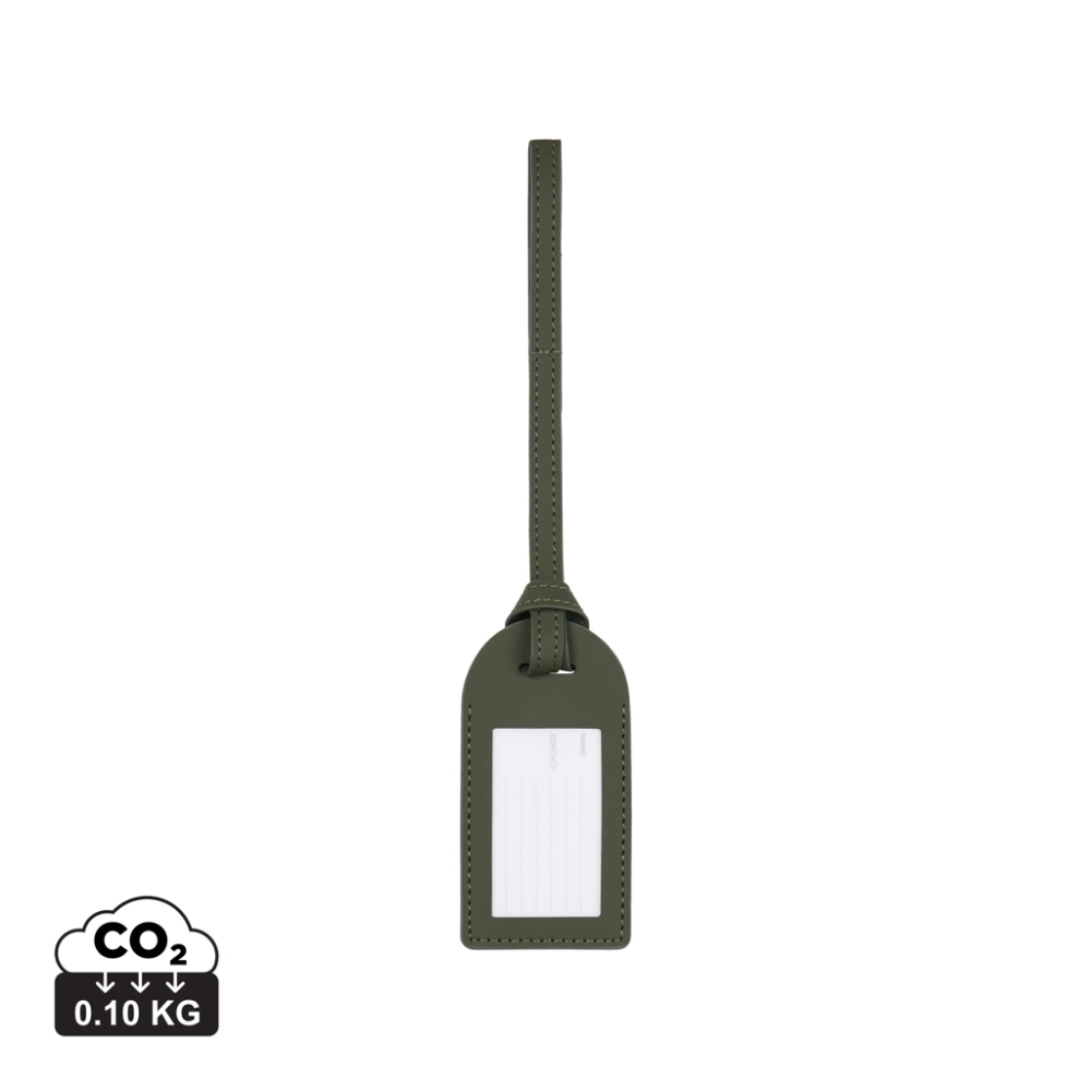 VINGA Baltimore RCS recycled polyester luggage tag